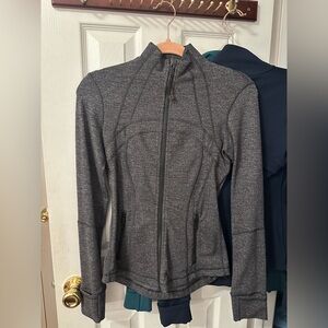 Heathered Grey Lululemon defined jacket
